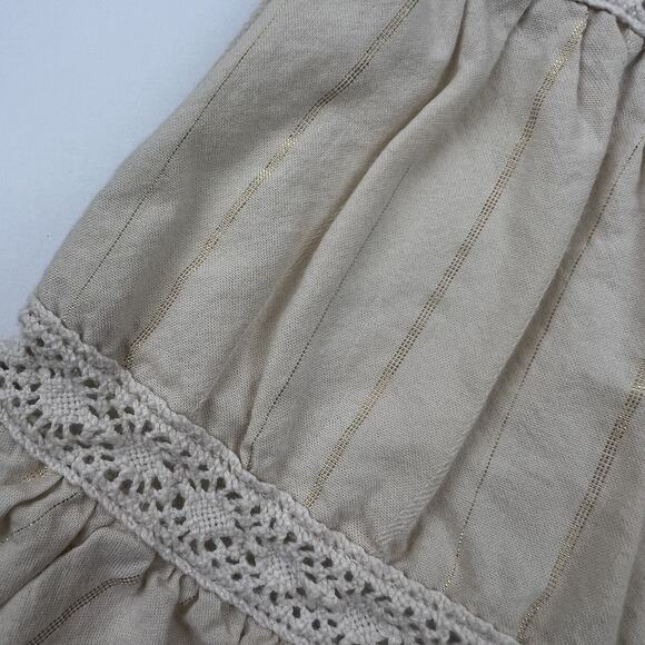 Hanna Andersson Gold Striped Dress - Picture 4 of 6